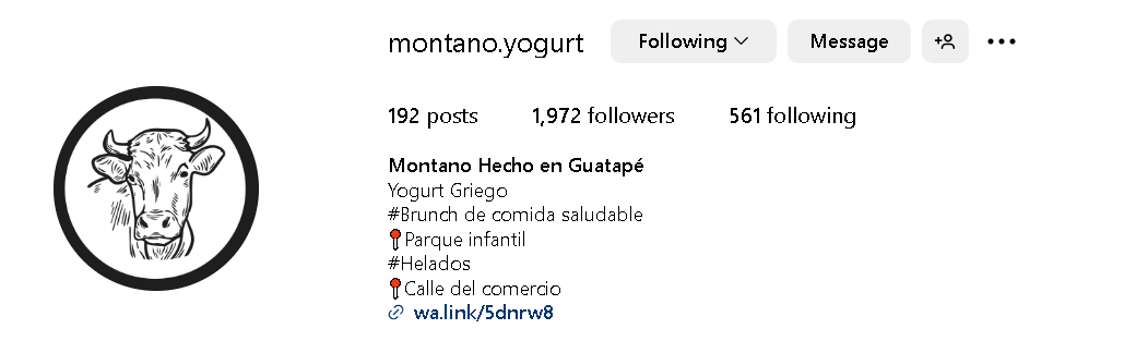 montano yogurt bio